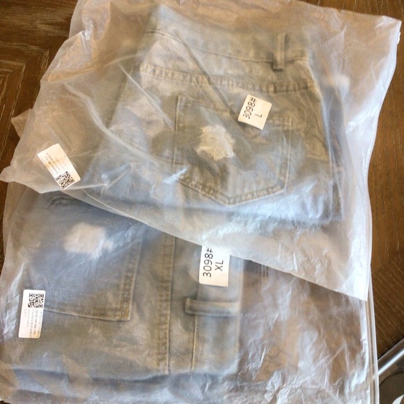 Babysbule Juniors Light Wash Distressed High Rise Denim Shorts Choose Size - Picture 13 of 15